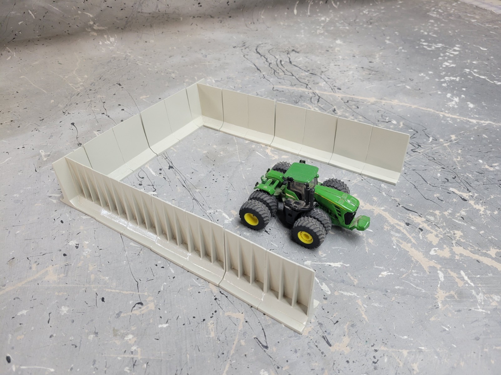1/64 Custom scratch built Resin 10 Piece Bunker Silo