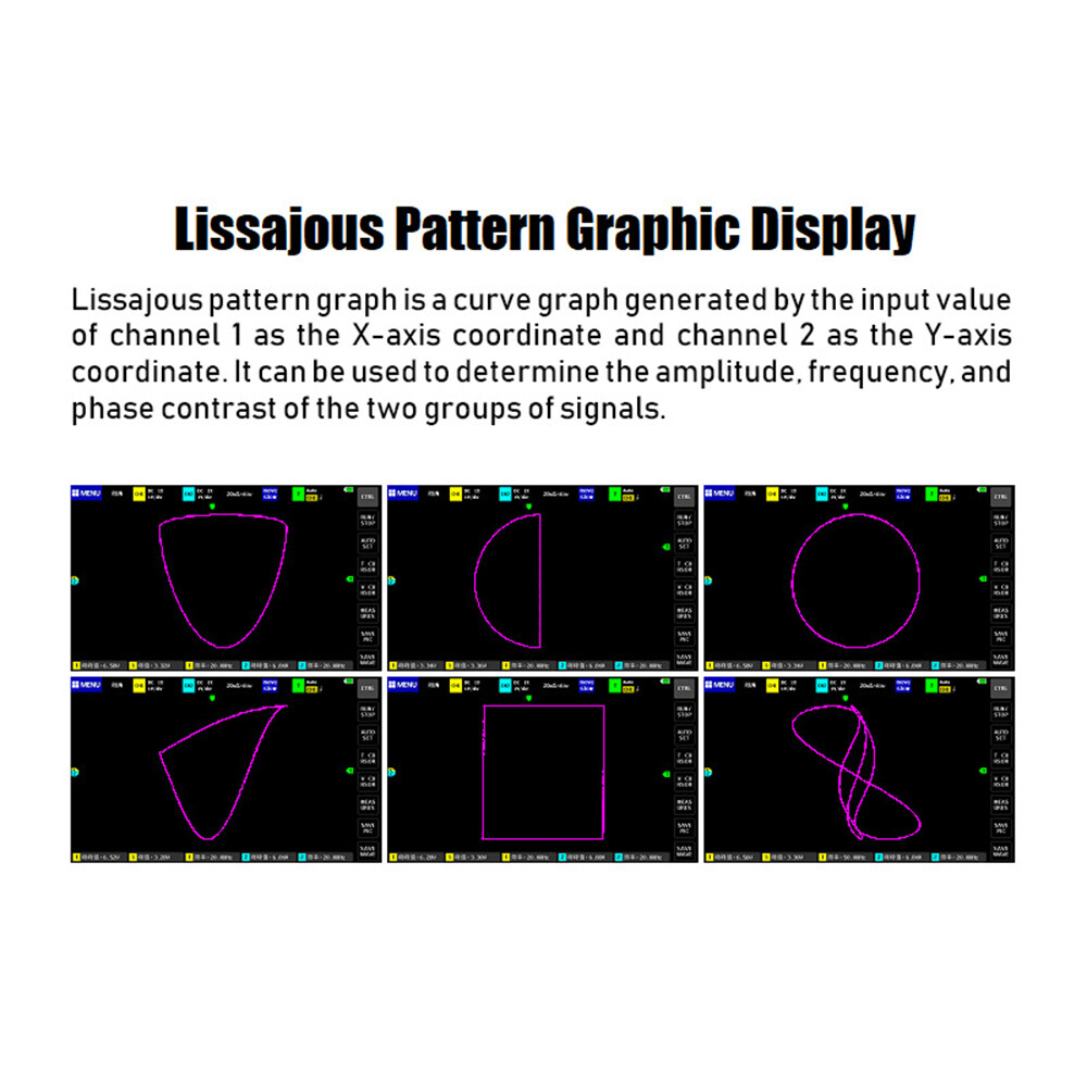 Mini 7" Touch Panel for FNIRSI Digital Tablet Oscilloscope 2CH 100MHz
