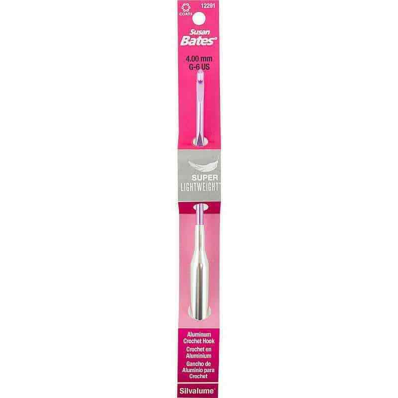 Silvalume Super Lightweight Crochet Hooks by Susan Bates ~ many sizes