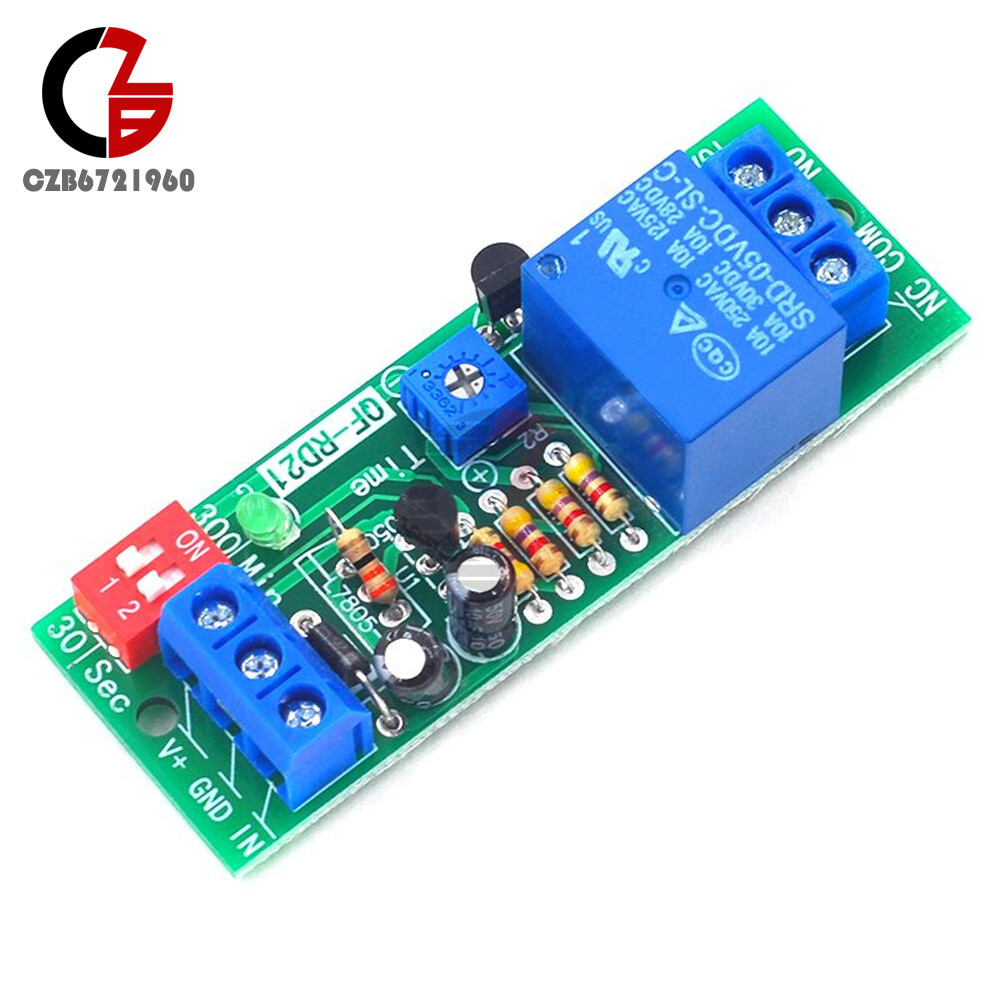 DC 5V/12V/24V Adjustable Time Delay Timing Timer Relay Switch Turn ON/OFF Module
