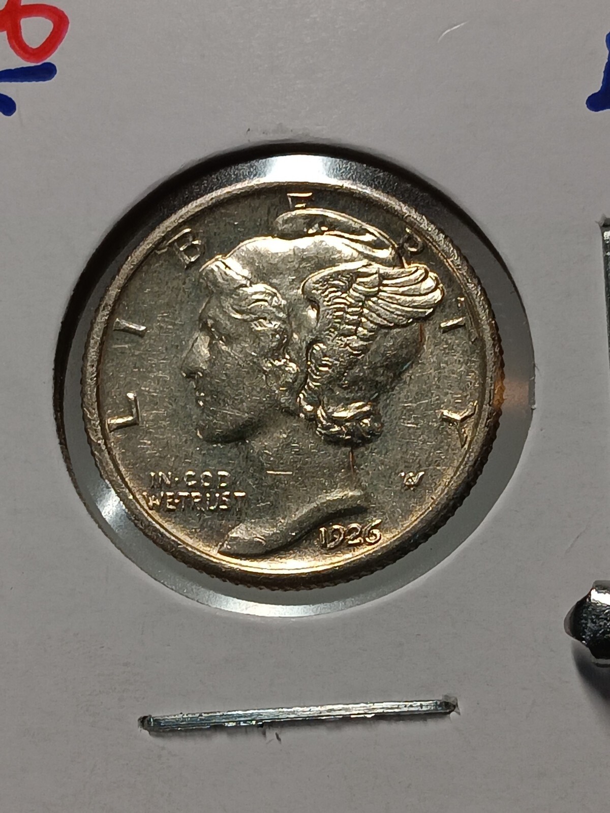 👉1926  Mercury Dime  Au/Ms  Choice