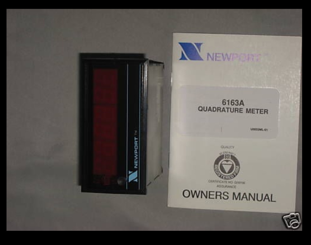 Newport  DC Voltmeter 6163A Quadrature Meter