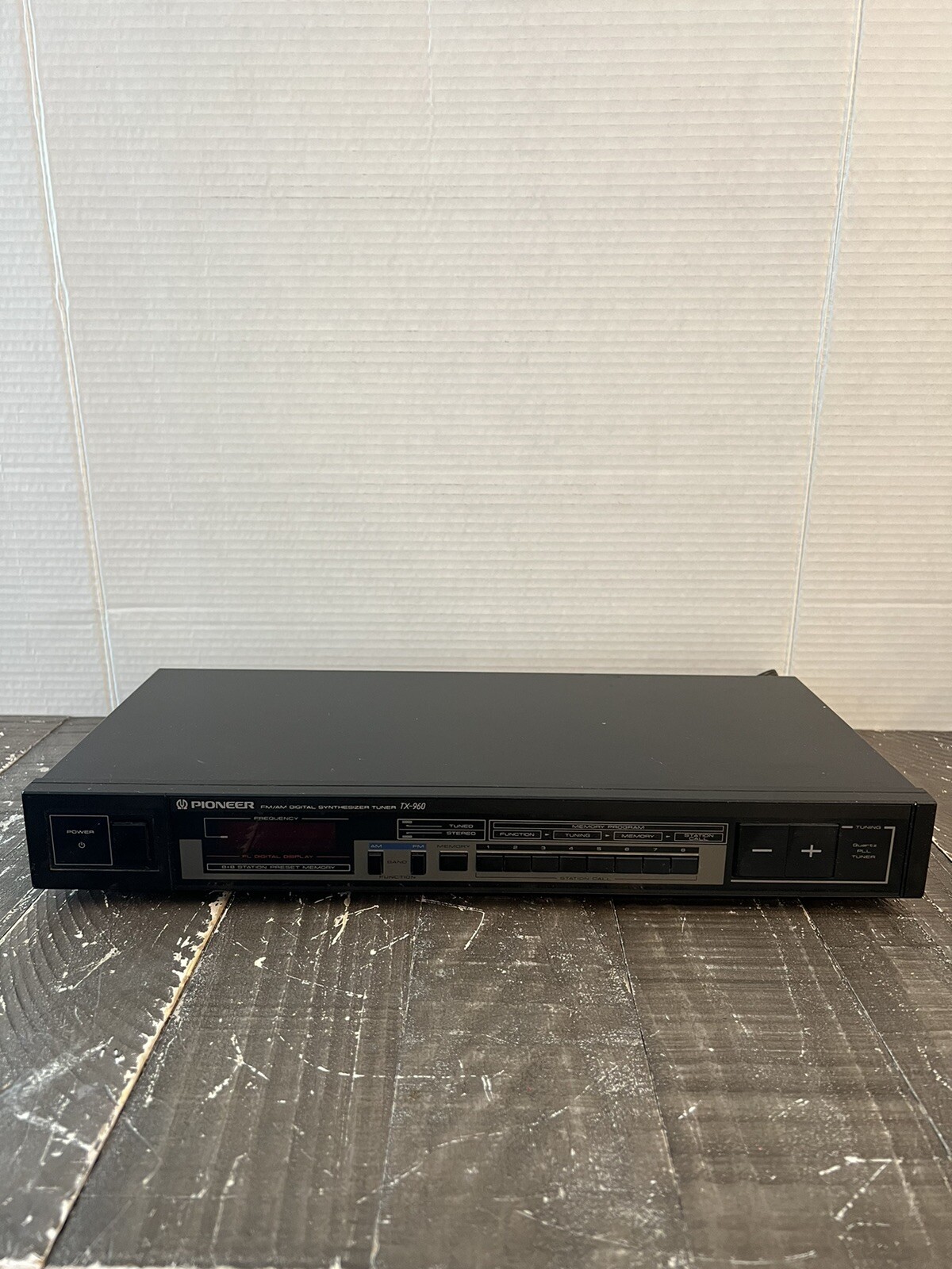 Vintage Tuner PIONEER TX-960 Digital Synthesizer FM/AM - Tested
