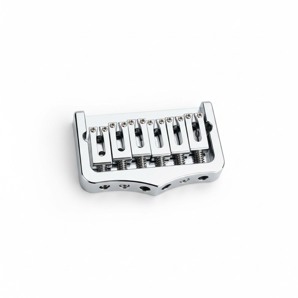 Chroma Guitars 6 Saddle TL Tele Half-Bridge - Chrome (BLEM)