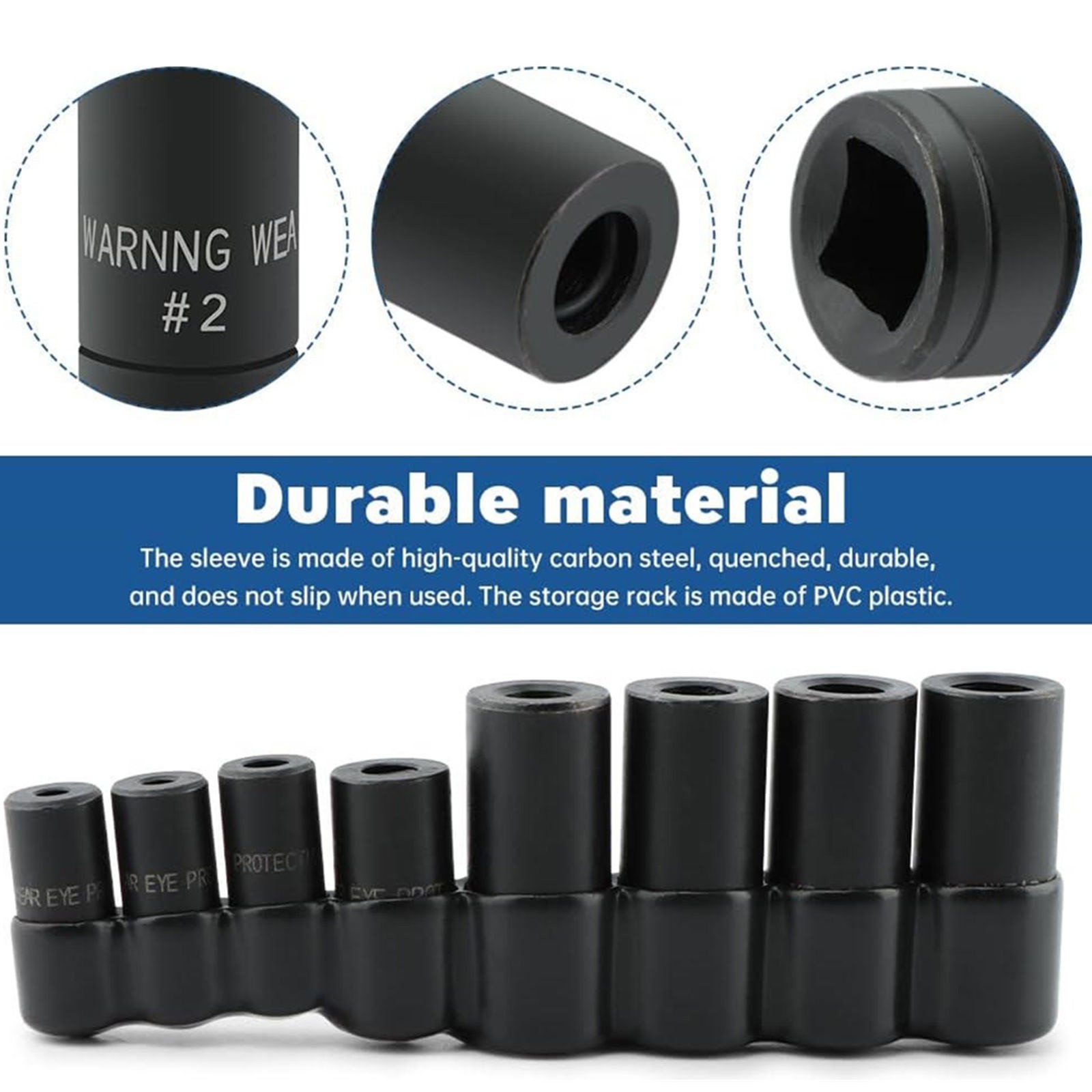 Tap Socket Set 70500 with Square End Design for Secure Fit and Torque Transfer