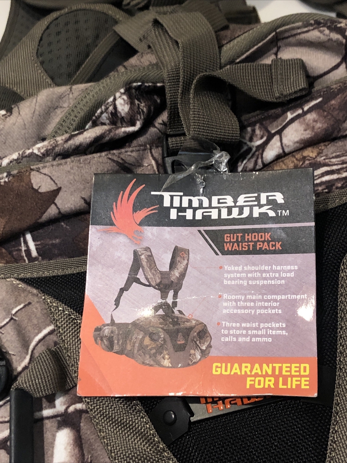 Timber Hawk Gut Hook Waist Pack Camouflage Pattern