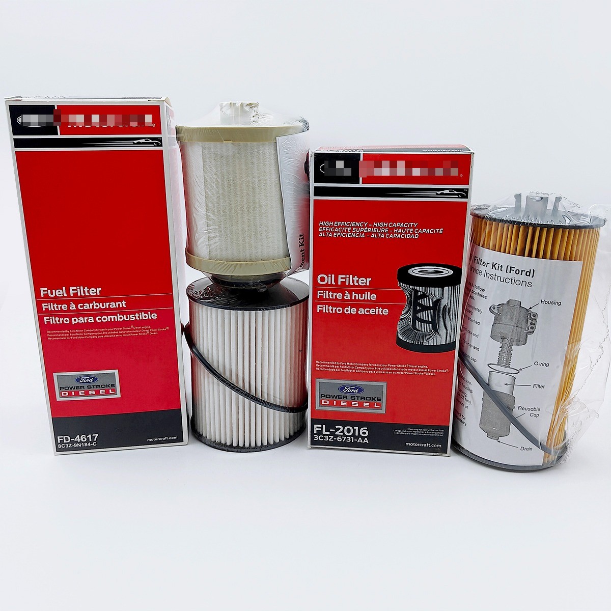 Oil Fuel Filter Kit for 08-10 FORD F-250 F-350 SUPER DUTY 6.4L Diesel
