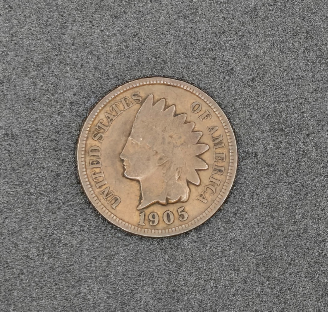1905 Indian Head Cent Penny VG KM-90a