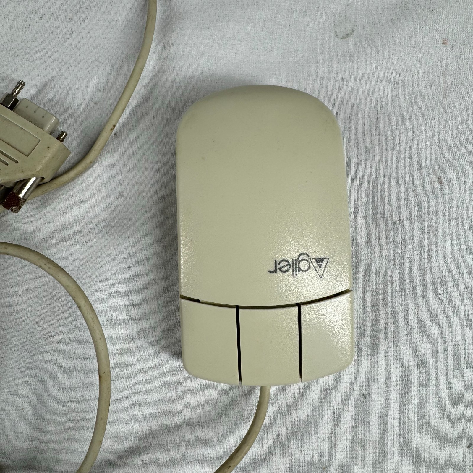 Vintage Agiler 3 Button Mouse 200 Serial Untested