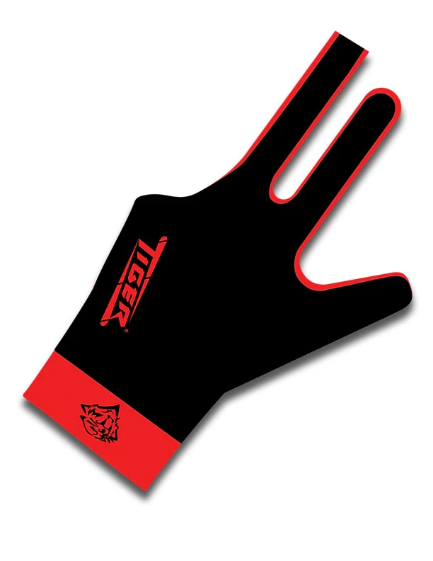 TIGER RED TG PRO SERIES BILLIARD GLOVE RIGHT HAND MEDIUM NEW DESIGN SHIPS FREE