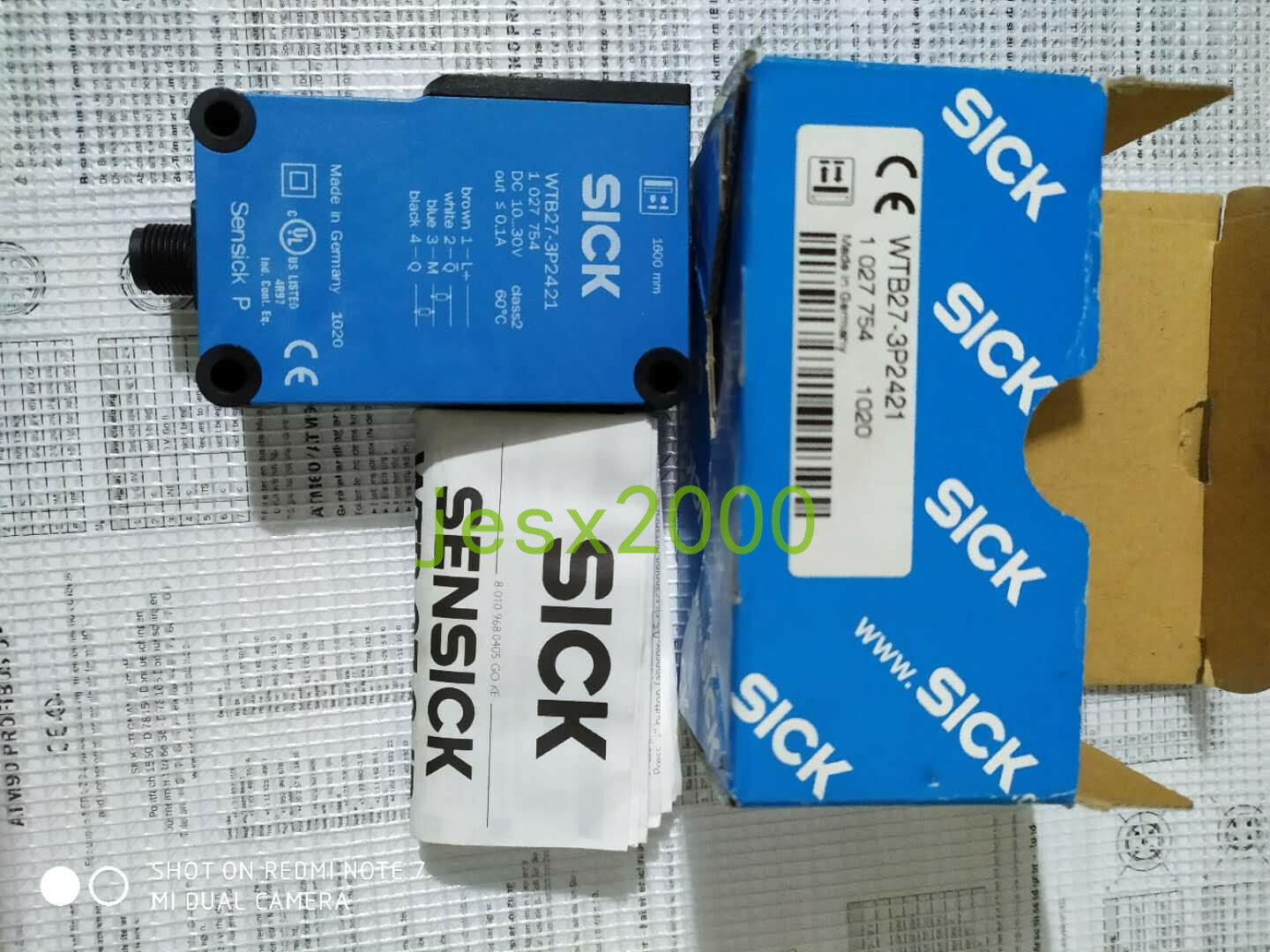 1PC NEW SICK sensor WTB27-3P2421