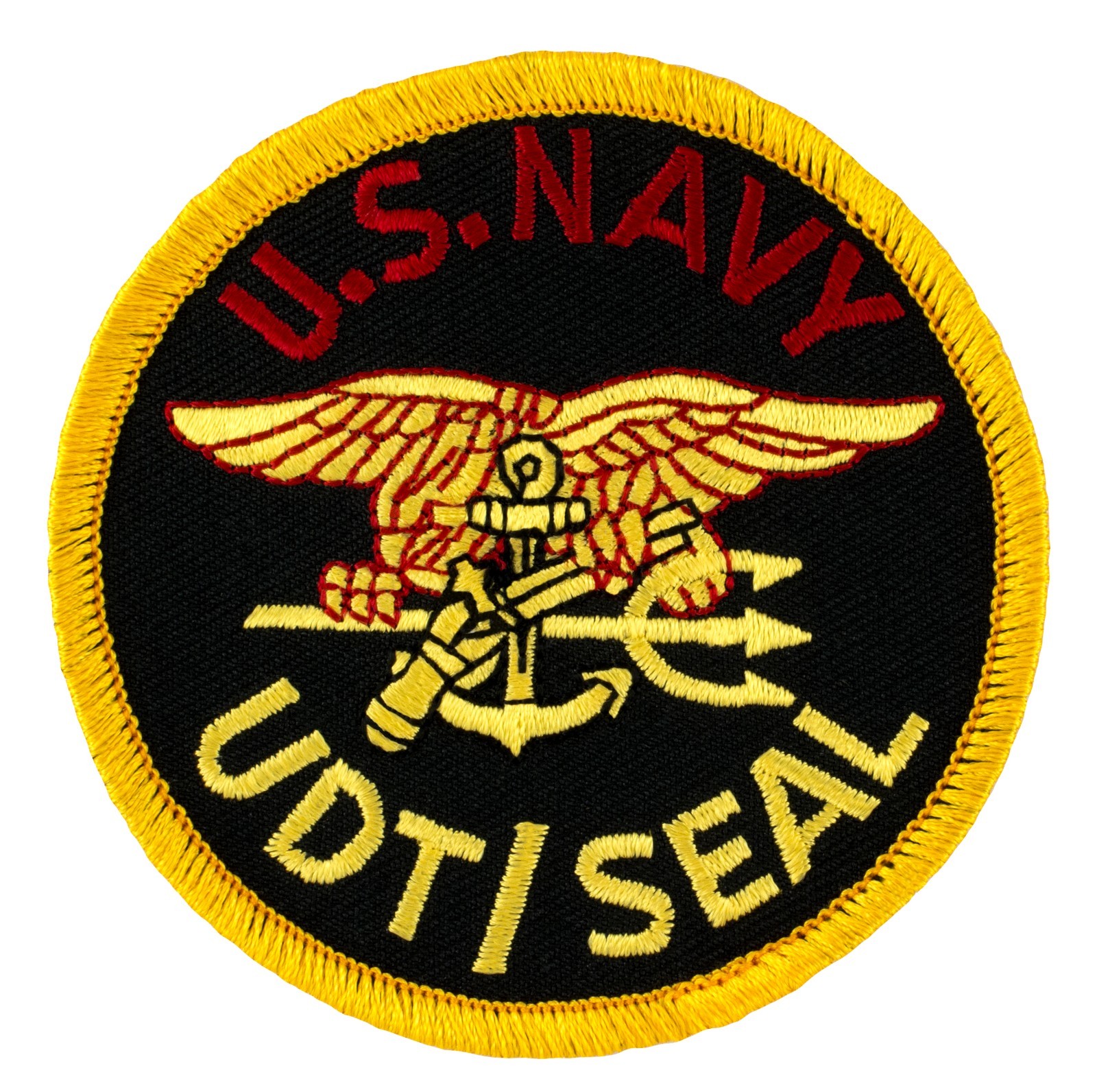 US Navy Underwater Demolition Team Patch (168) 3" Round Embroidered Patch 30777