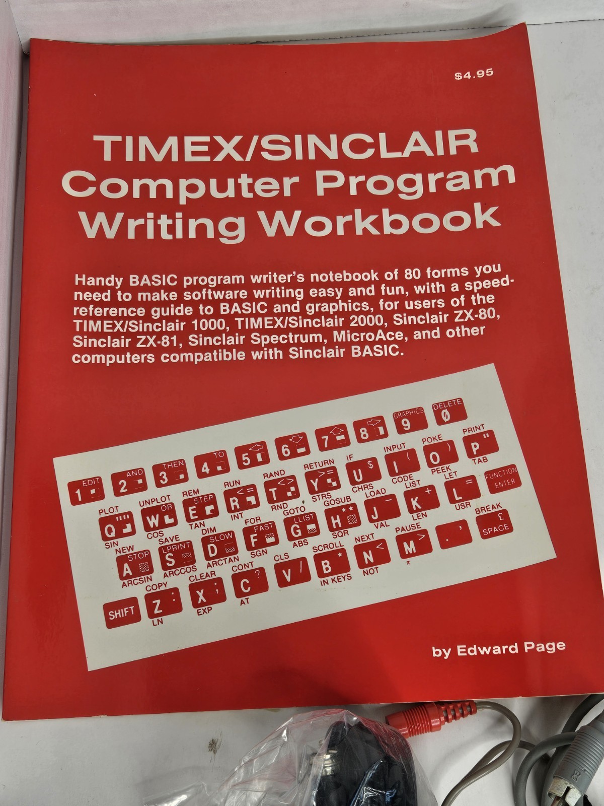 Timex Sinclair 1000 Bundle 16K RAM Tapes Books Untested 1982 PC