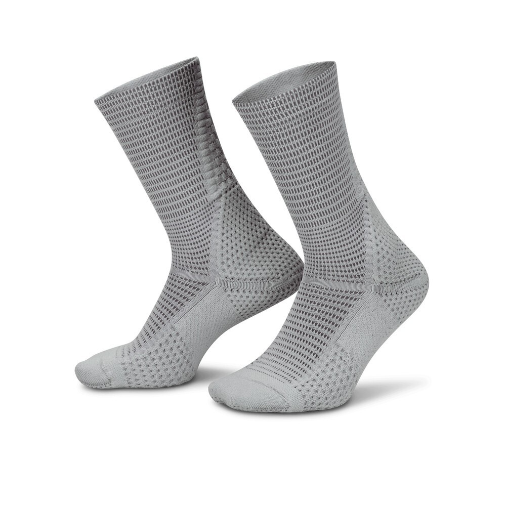 New Nike Unicorn ADV Cushioned Crew socks Large Dri-FIT FZ3399-077 Men 8-12 GRAY