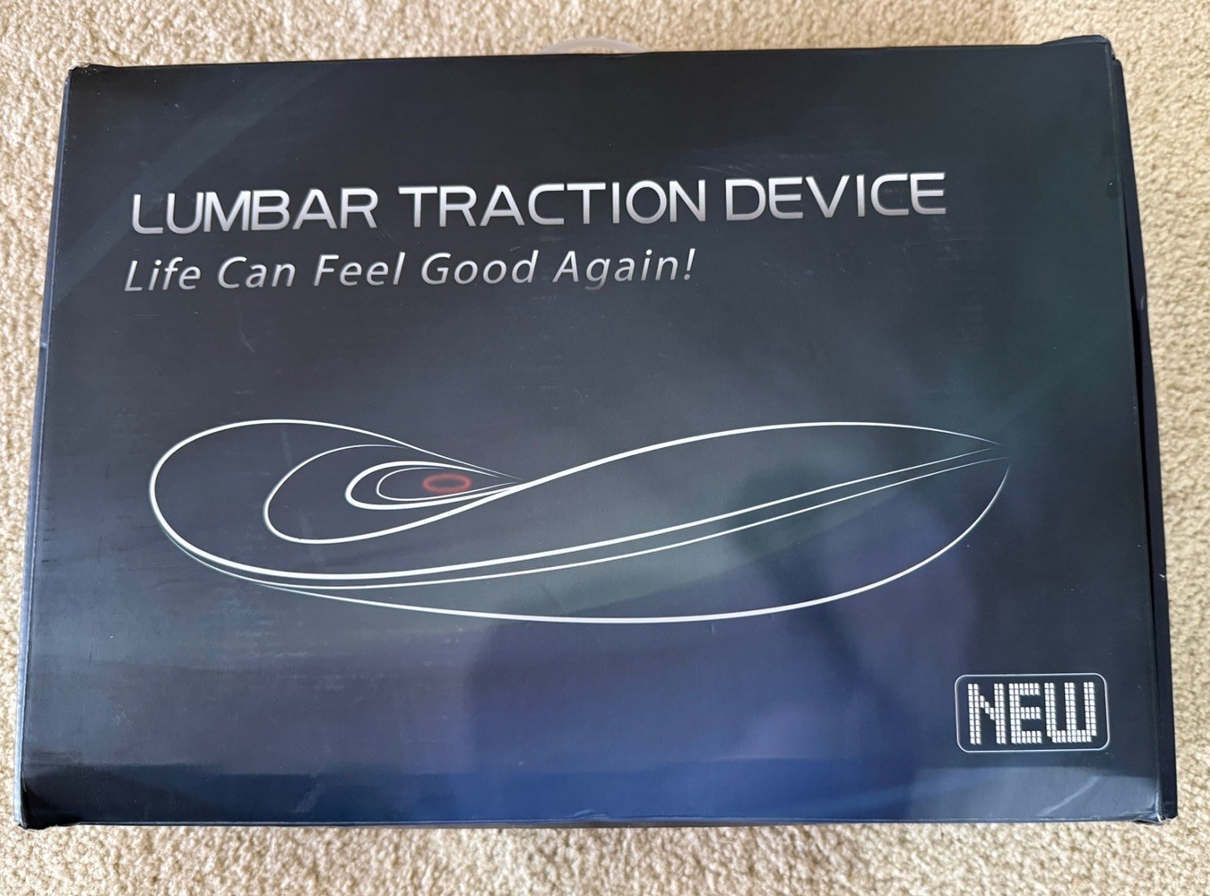 New Back Lumbar Traction Device Electric  -  Massager - Attached Remote