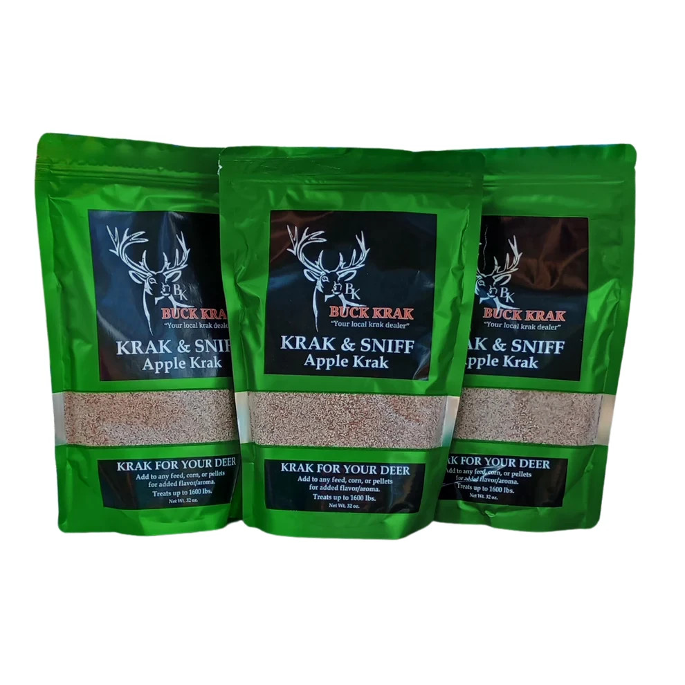 Buck Krak Deer Attractant (Included 3 bags Apple)