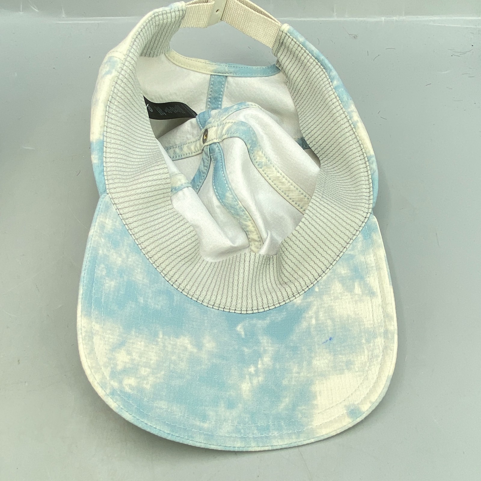 Lululemon Baseball Hat One Size White Tie Dye Adjustable Strapback Gym Workout
