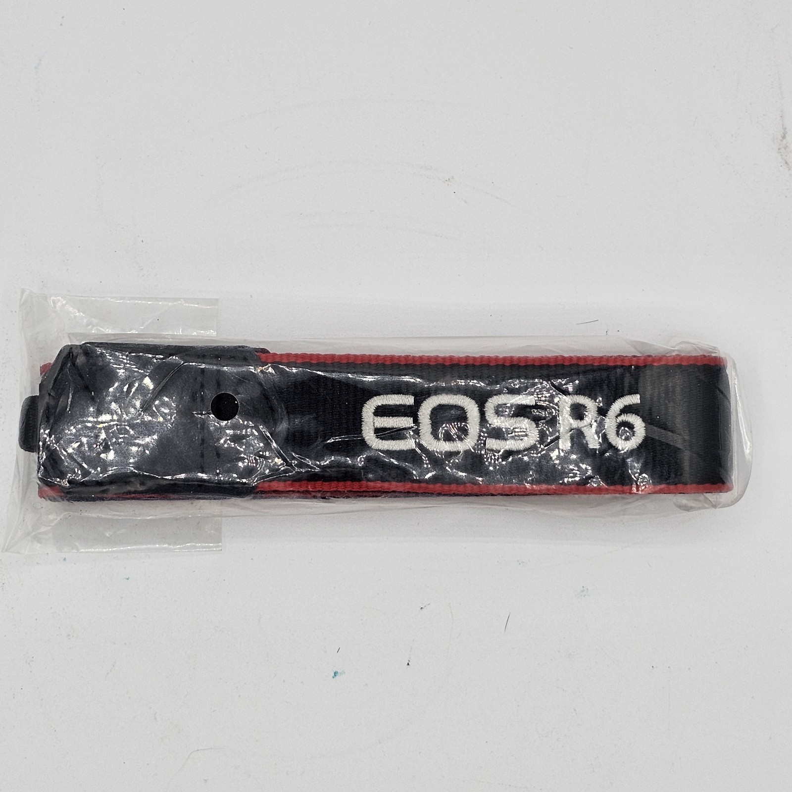 Canon EOS Camera Neck Strap, Genuine, Black/Red - New In Package