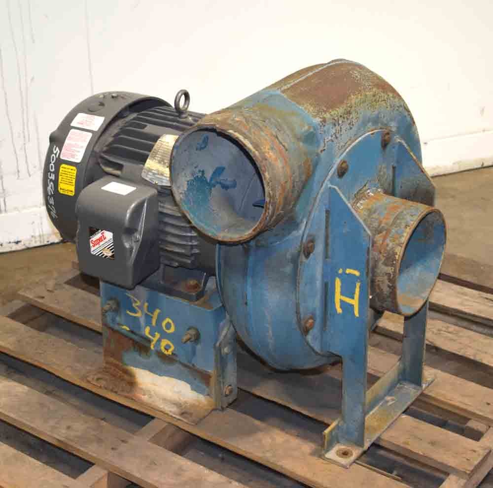 Clarage Twin-City Baldor 7.5Hp 3Ph Marine-Duty Centrifugal Exhaust CI Fan Blower