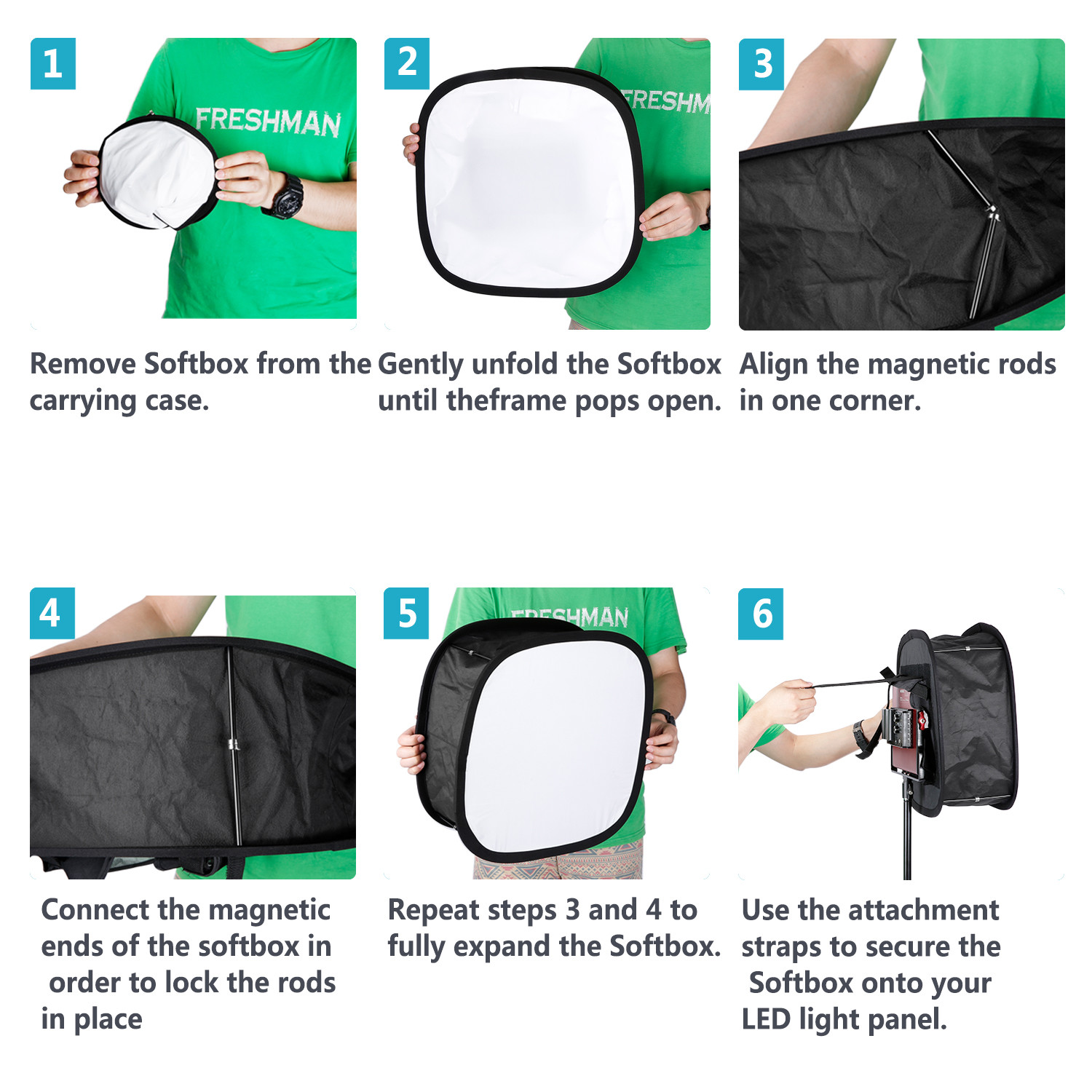 Neewer Studio Collapsible Softbox Diffuser for 660 LED Panel with Carrying Bag
