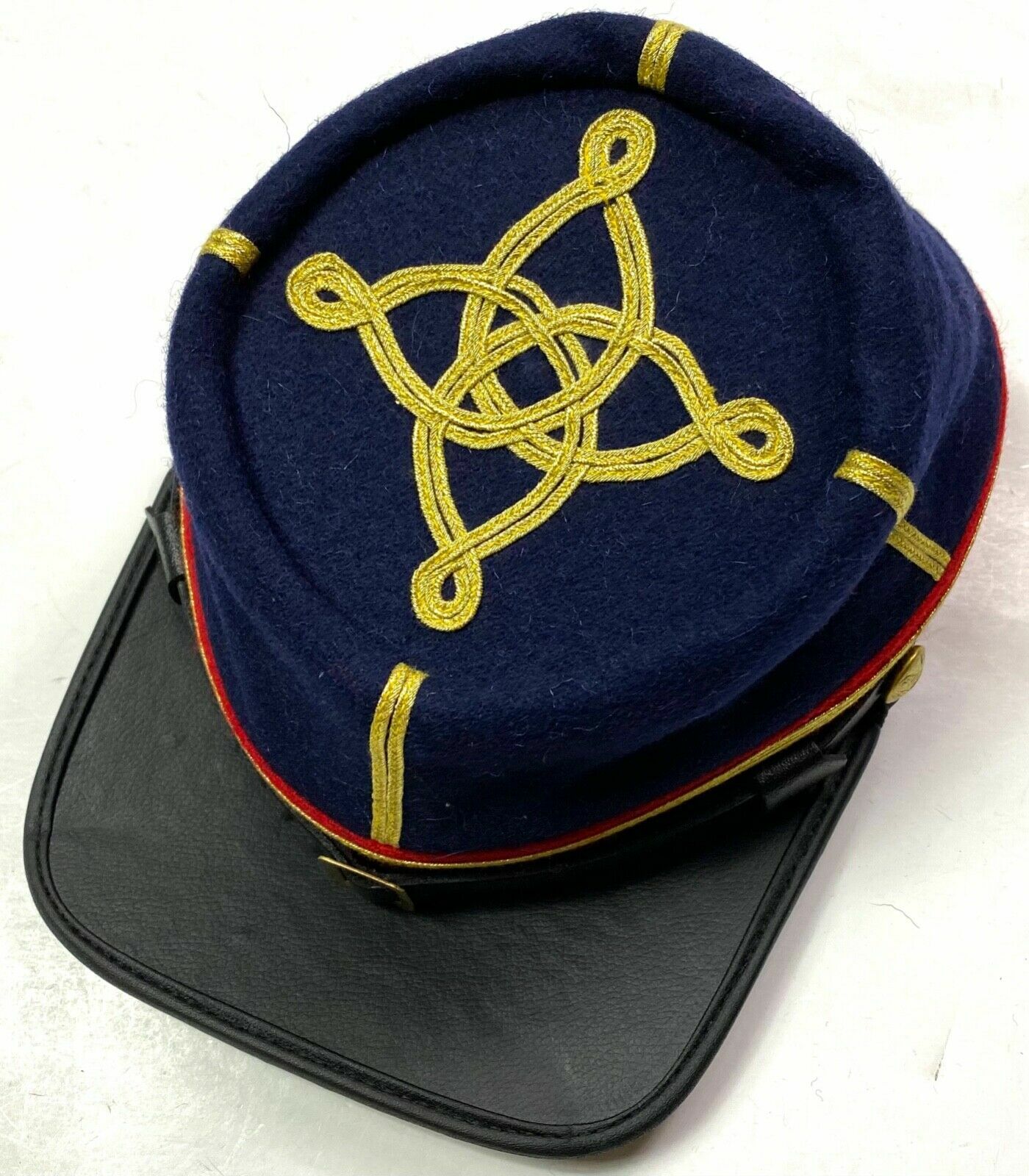 CIVIL WAR US UNION CAPTAIN ARTILLERY OFFICER KEPI FORAGE CAP HAT--ALL SIZES!!!