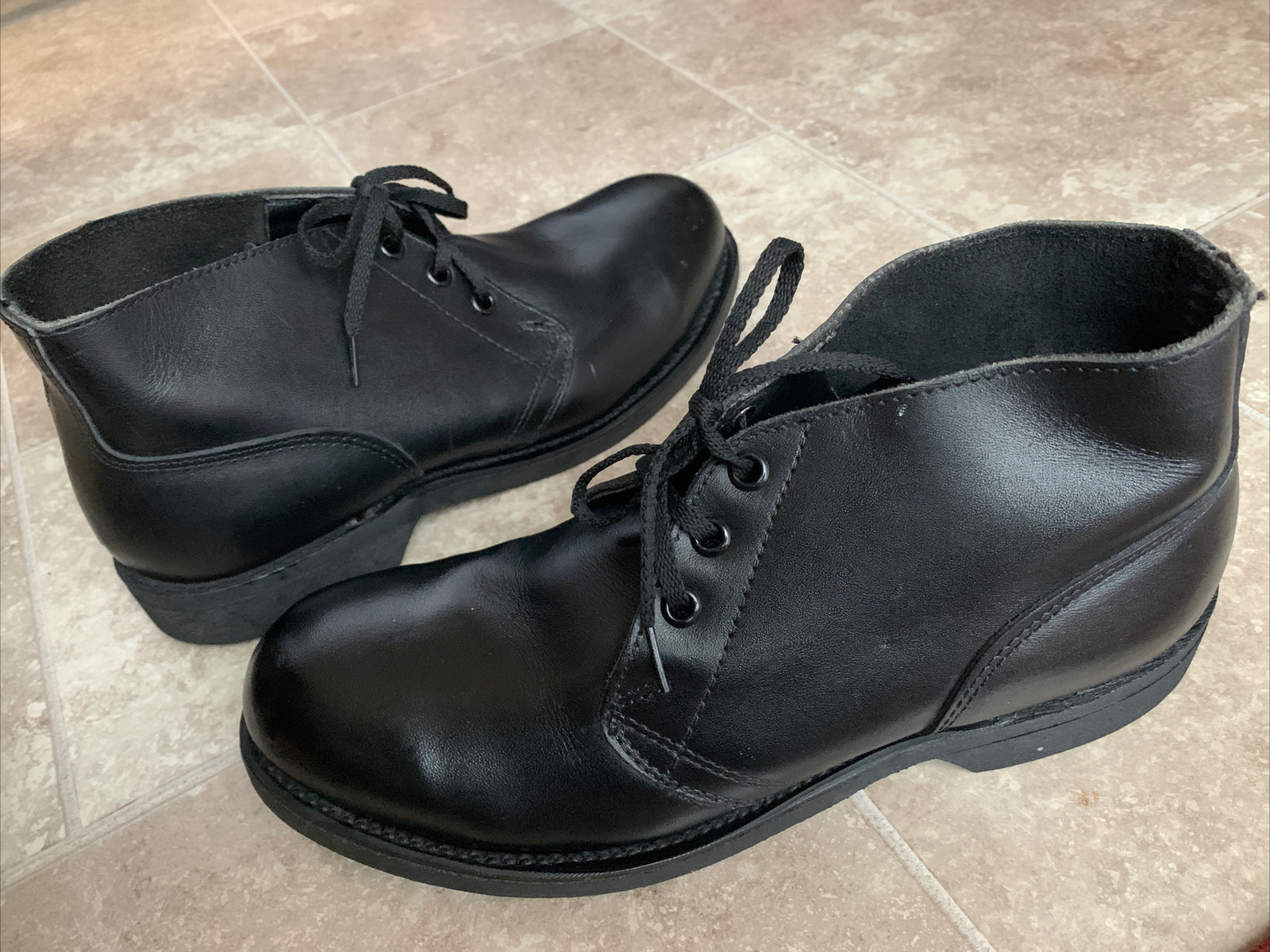 VTG’89 ADDISON SHOE CO 93616 Steel Toe Ankle Leather Boots Men’s Sz 5.5 R Wo’s 7