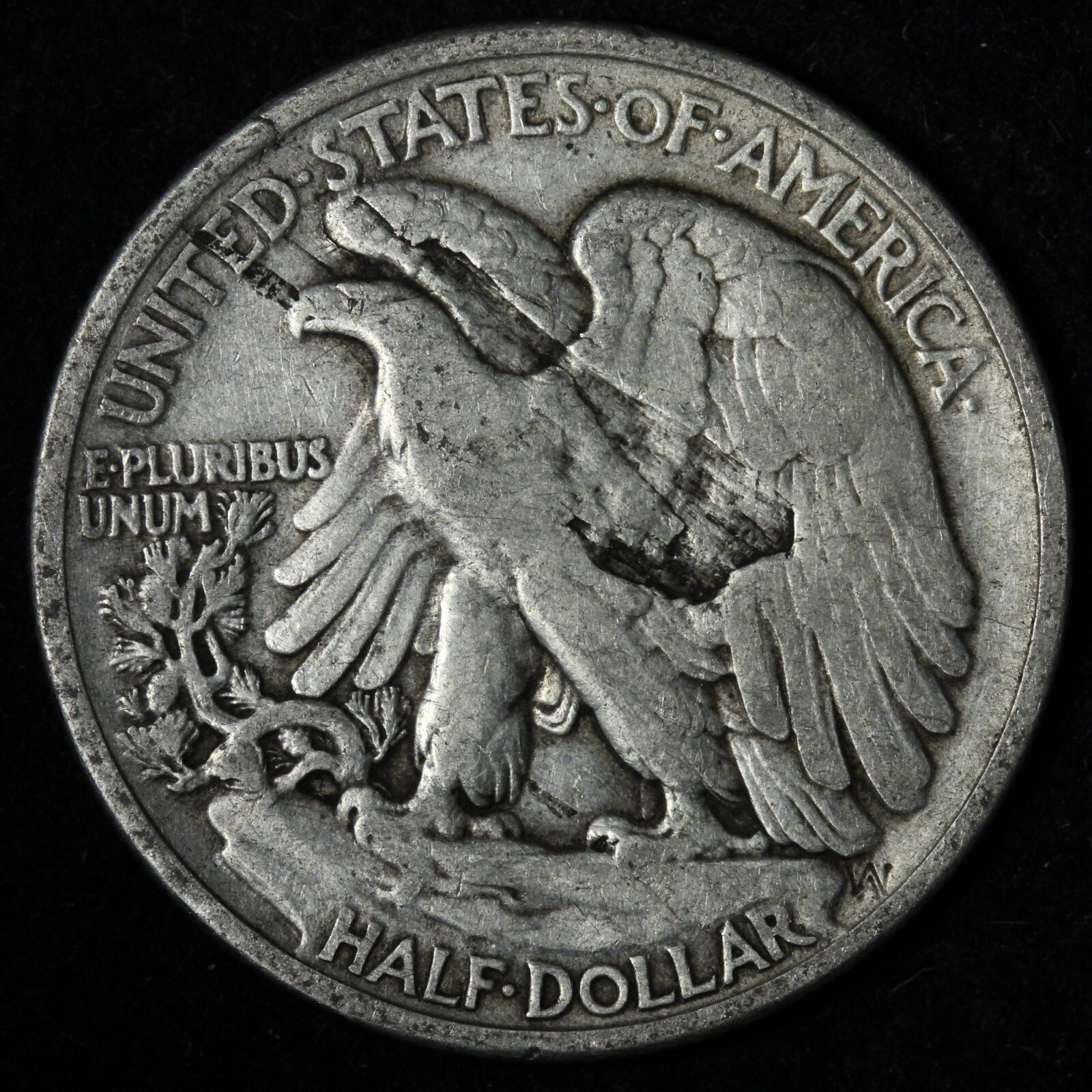 1918 Walking Liberty Silver Half Dollar VF E336 JGNN