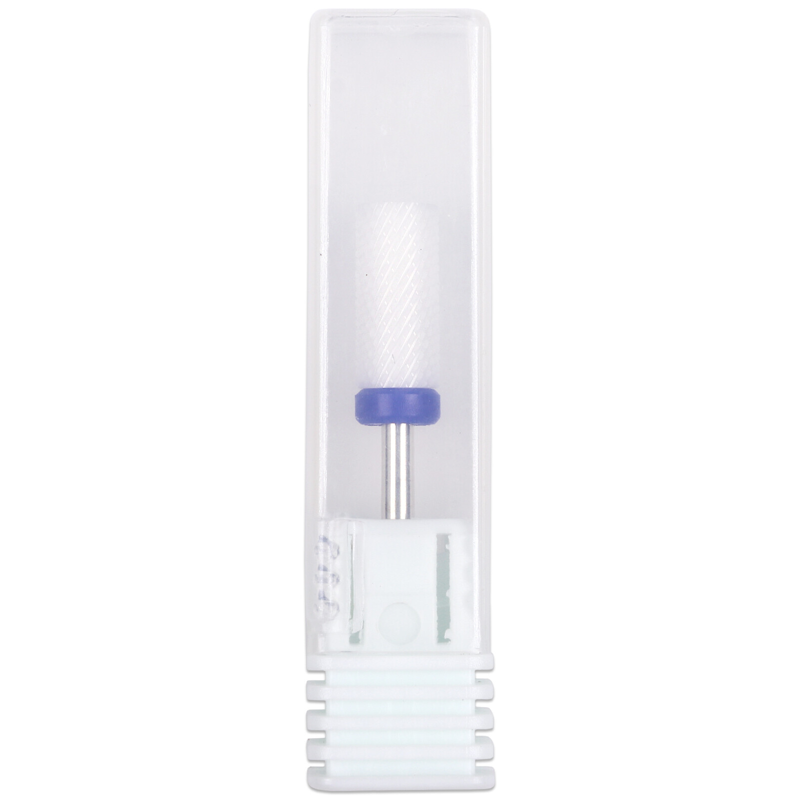 Professional High Quality Ceramic White Small Barrel Bit Nail Drill Medium Grit