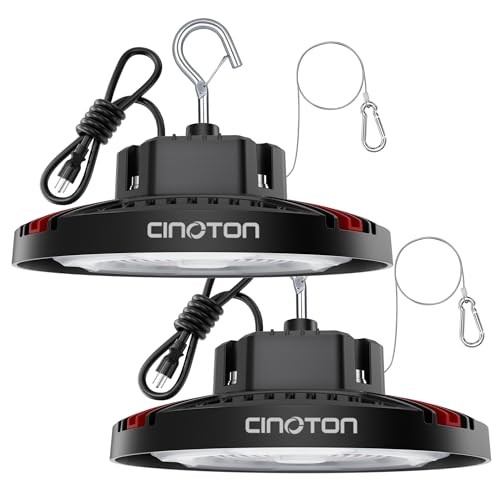160W UFO LED High Bay Light, Aluminum LED Shop Lights with 2 Pack - 160W