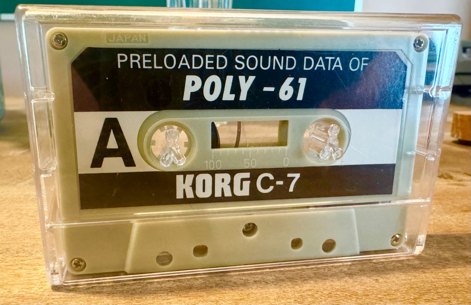 Korg Poly-61 Data Recovery Cassette Vintage C-7 Factory Sound Data
