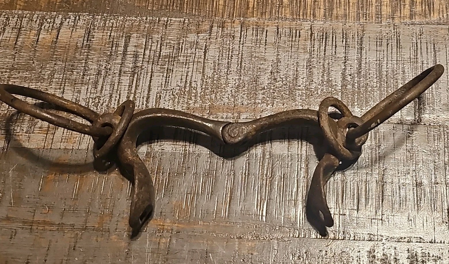 Race Horse Springsteen Snaffle Bit w/ O-Rings Loose Rings Vintage  Rusty