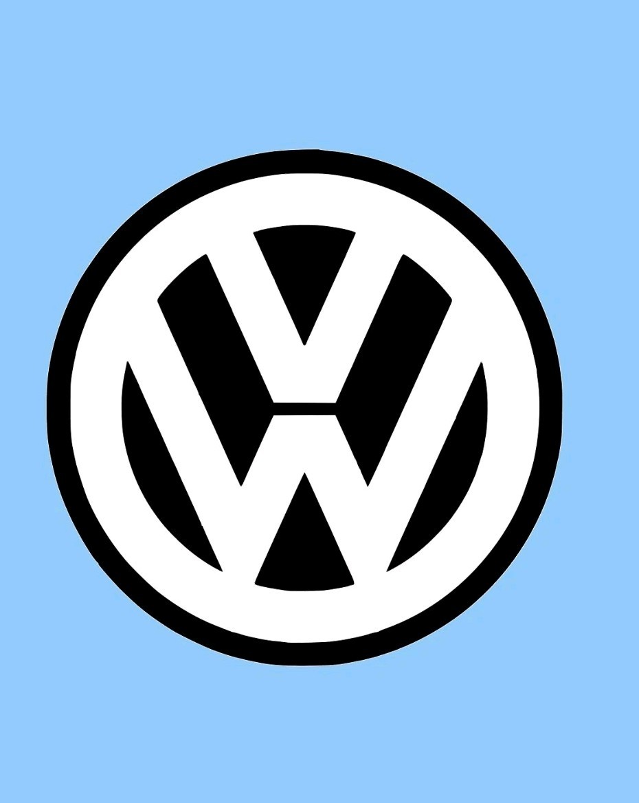 V.W. Custom Made Vinyl Multi Layer Decal Sticker Vinyl 3x3 Inch!