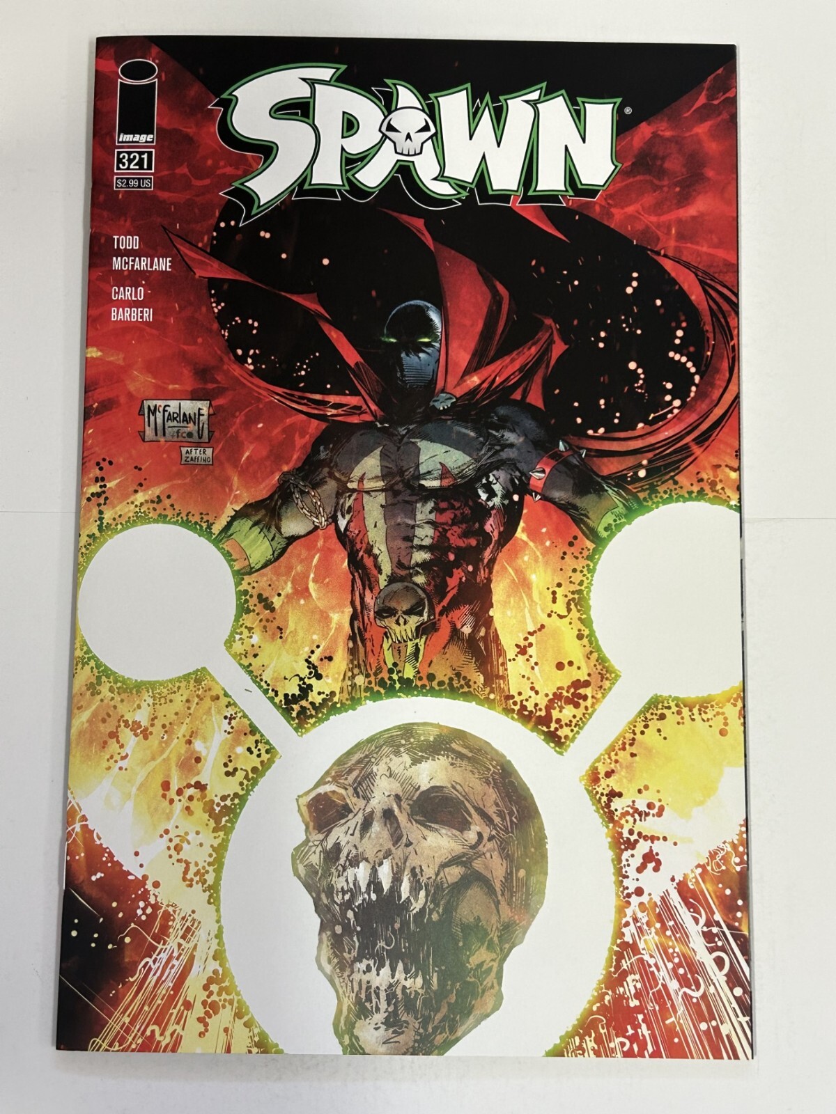 SPAWN #321 2021 NEAR MINT TODD MCFARLANE COVER IMAGE COMICS b-442
