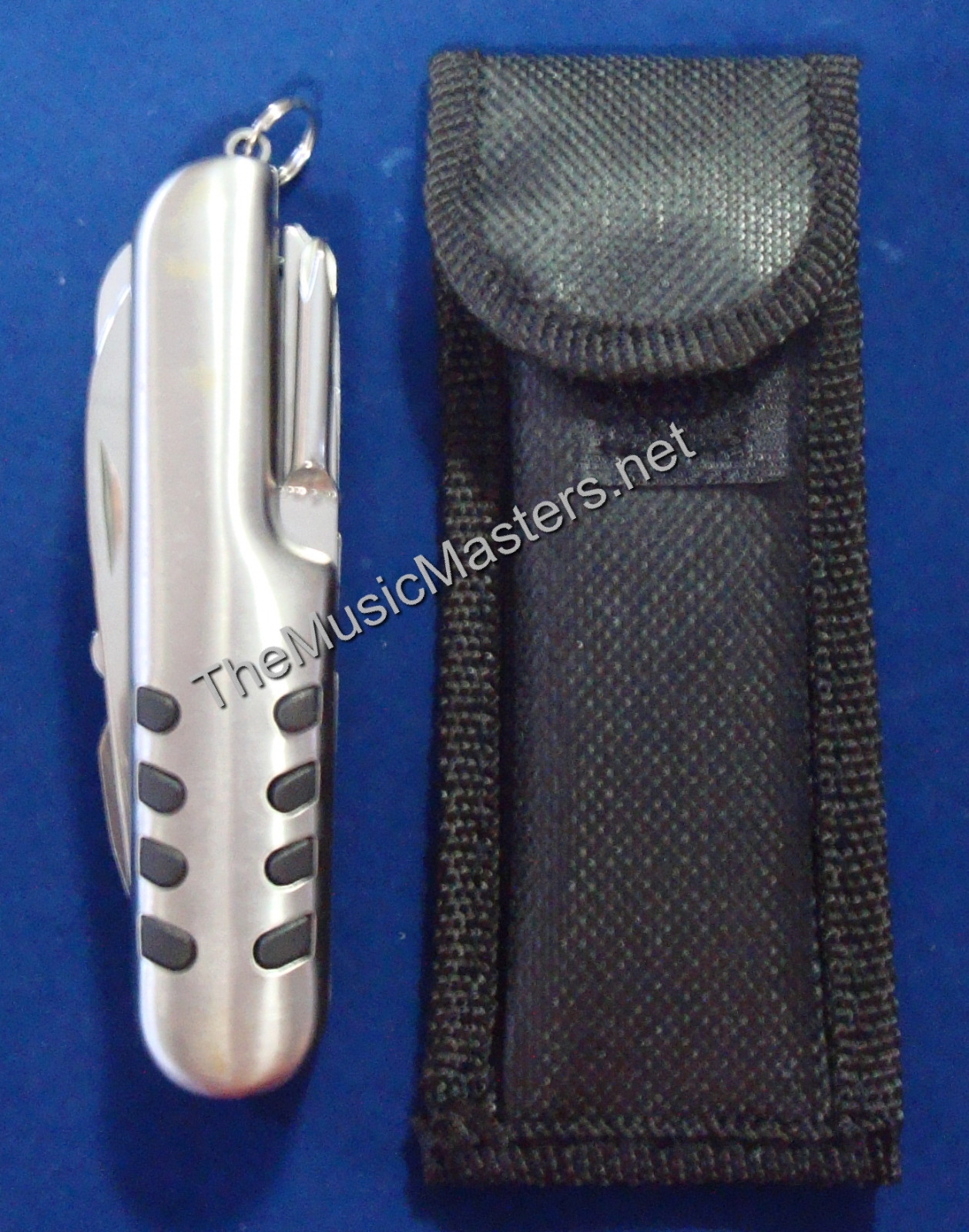 Folding 15 Function Pocket Army Style Knife Camping Boating Multi-Tool w/ Case