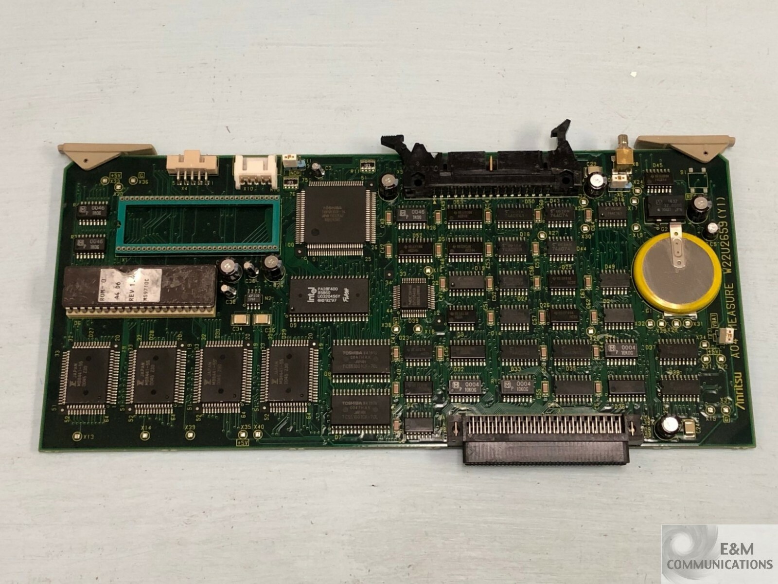 W4Y31655E A04 ANRITSU MEASURE W22U2659 Y1 CARD FOR MS9710C S/N 6100165750