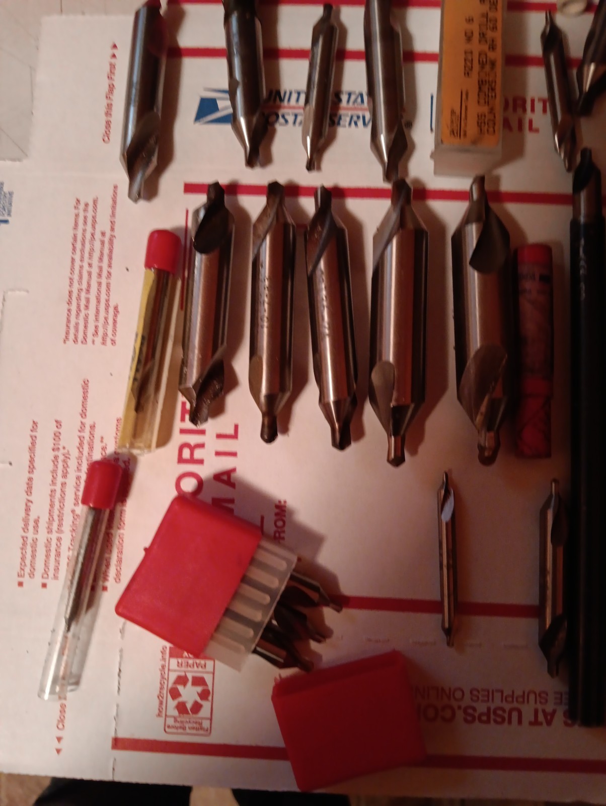 44 Used Machinist Center Drill Countersinks