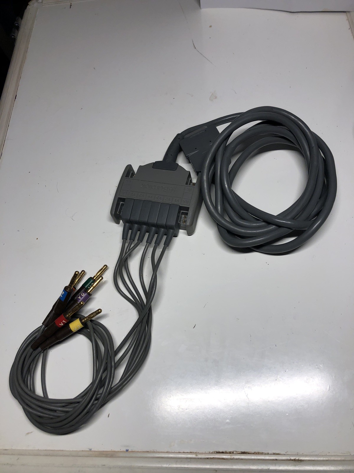 Burdick Brand OEM Deluxe 007704 EKG Cable (6) Leads Included