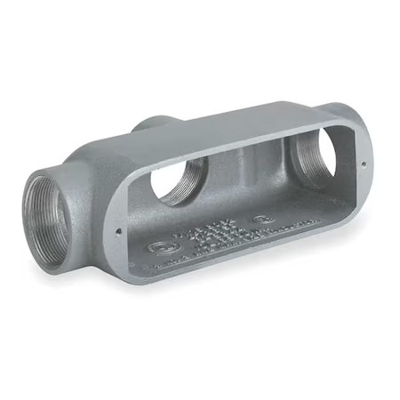 Hubbell Killark Otb-4M Conduit Outlet Body, Iron, Trd Sz 1 1/4In