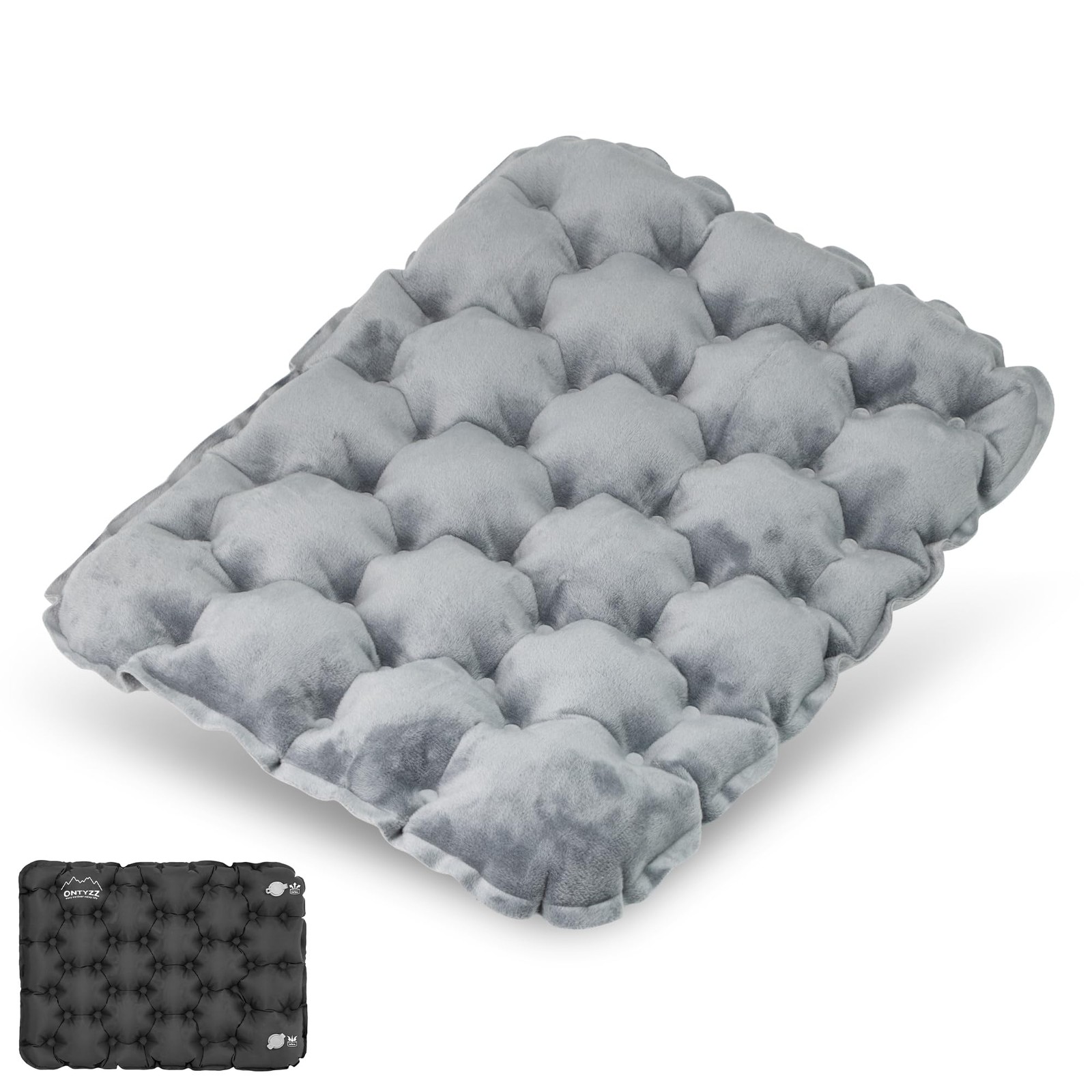 Inflatable Seat Cushion for Airplane, Office, Travel, Stadium, Hiking, Climbing