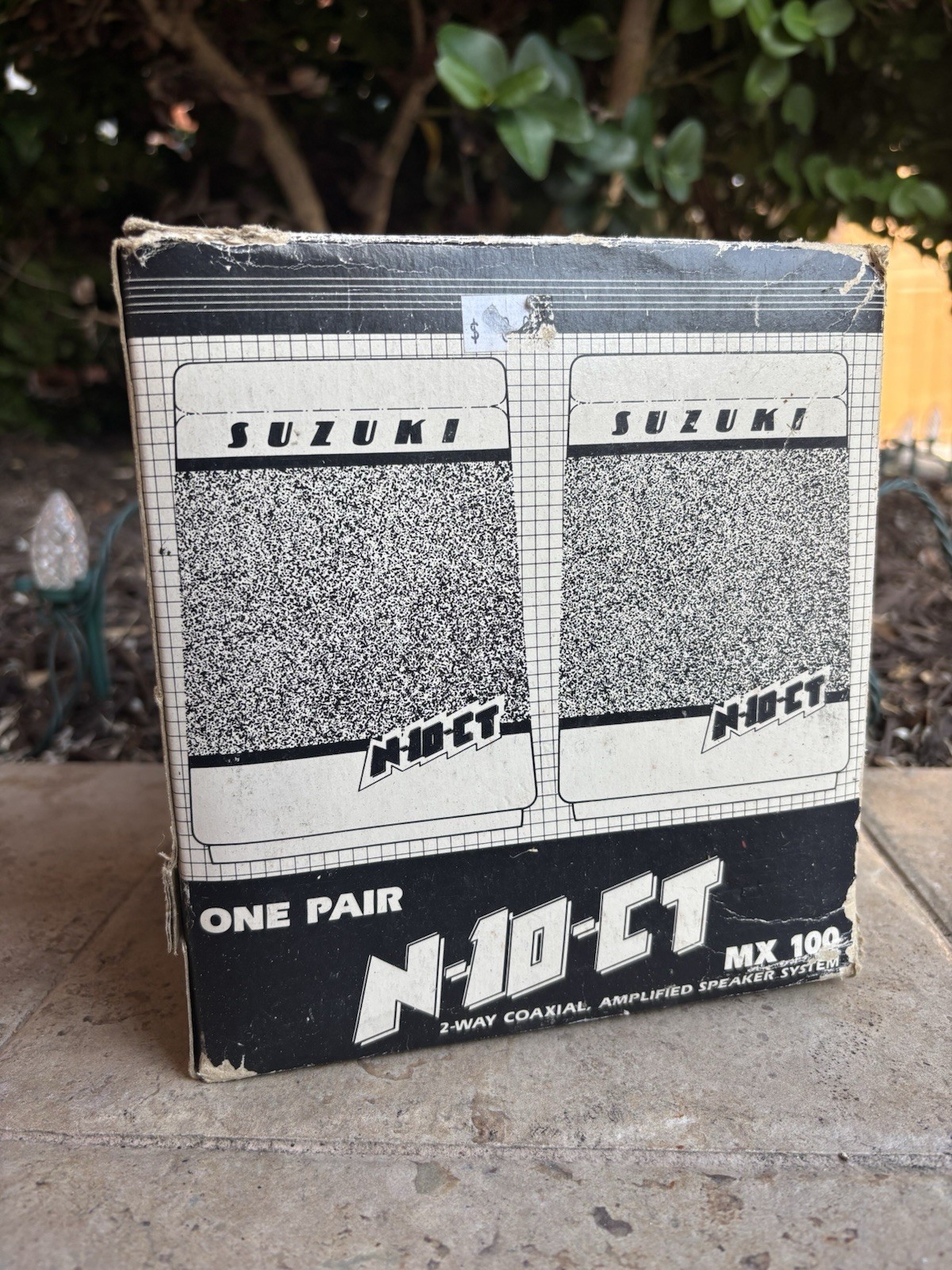 ⭐️Vintage Suzuki N-10-CT Speakers⭐️Pair Of 2 Way Coaxial Speakers⭐️MX 100⭐️RARE