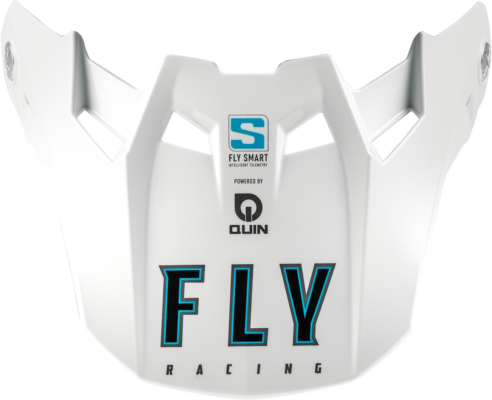 FLY RACING Formula S Carbon Solid Visor White MD/LG 73-4496