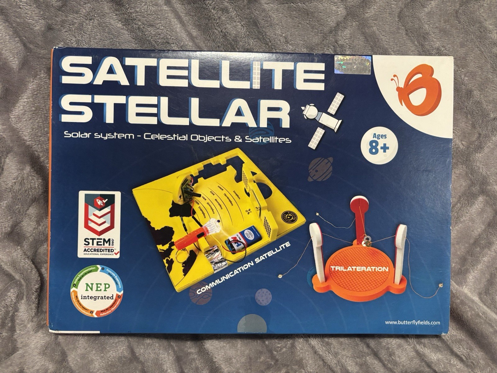 Butterfly Edufields Satellite Stellar STEM Toys Kit 299 Communication Science