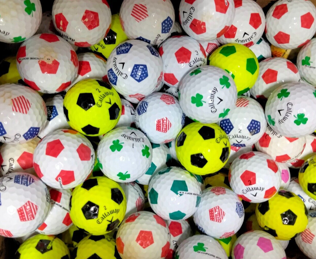3 Dozen Callaway Chrome Soft Truvis - Mixed Colors -2A