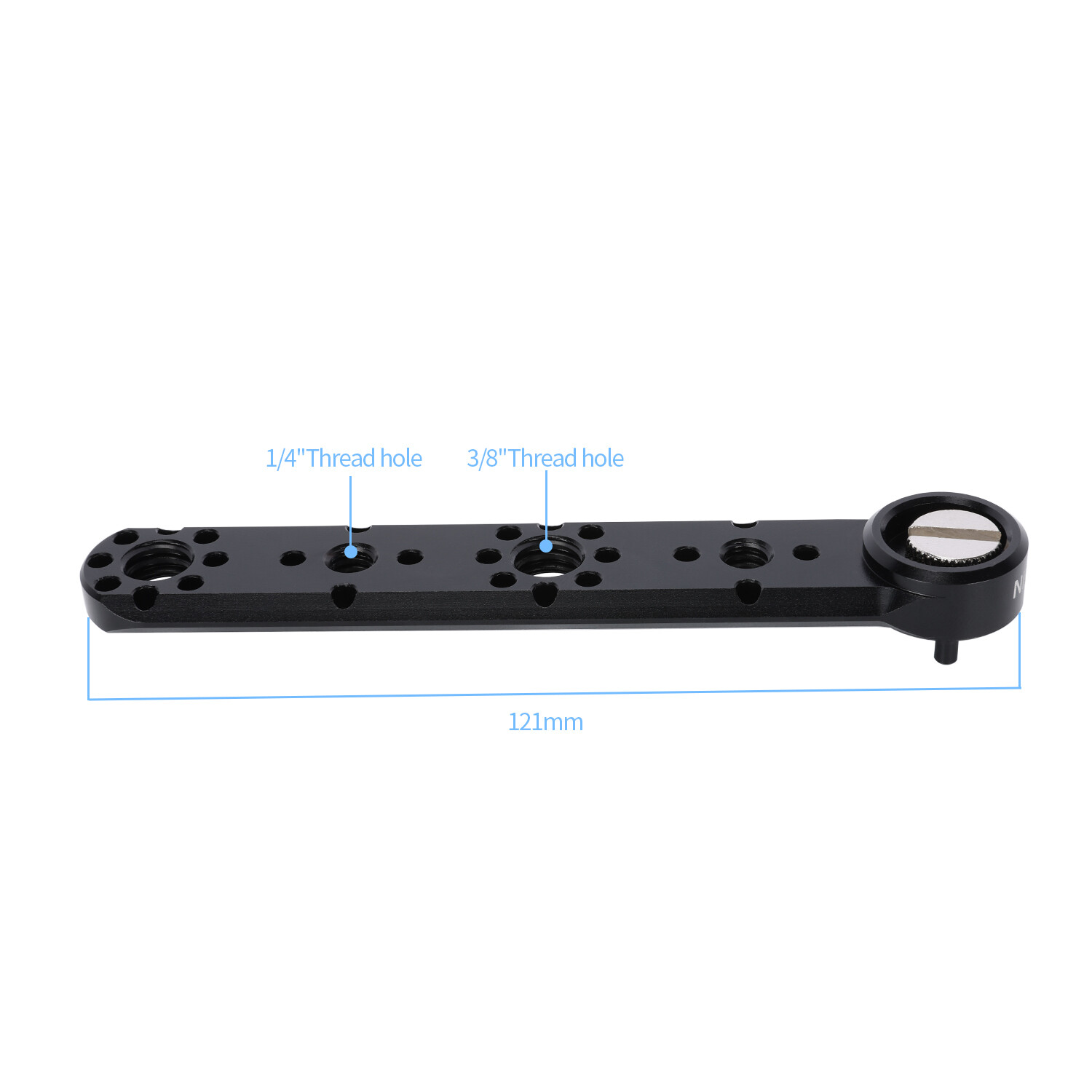Niceyrig Nato Rail with 1/4 & 3/8 Arri Locating Mounting Points