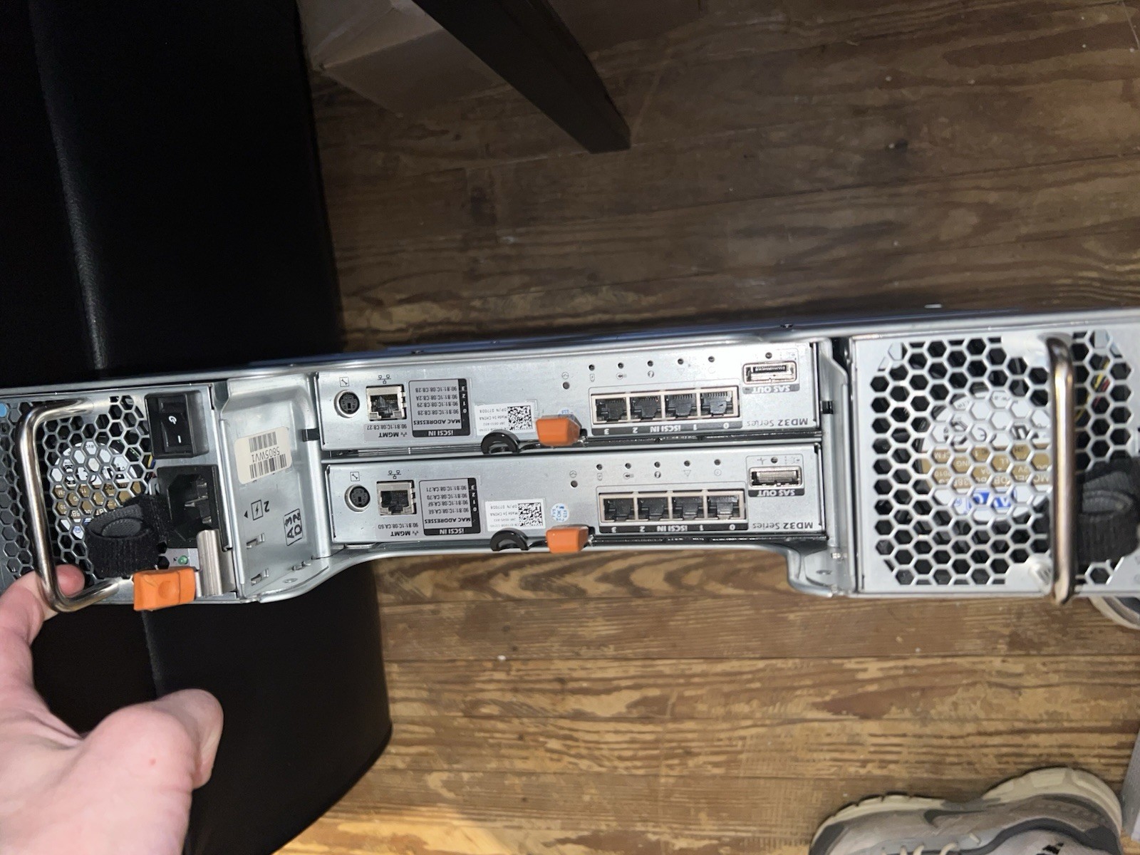 DELL E03J POWERVAULT MD1200 STORAGE ARRAY SERVER 11*3TB HDD'S