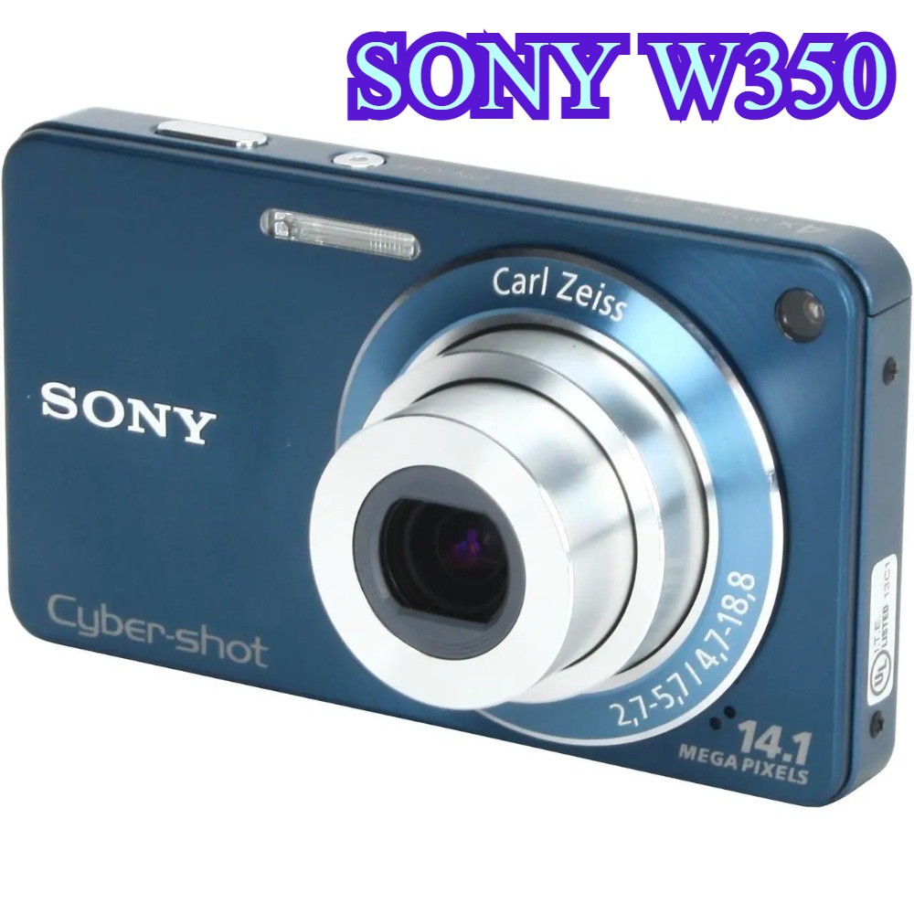 Sony Cyber-Shot DSC-W350 Digital Camera 14.1 MP 4x Optical Zoom with Accessories