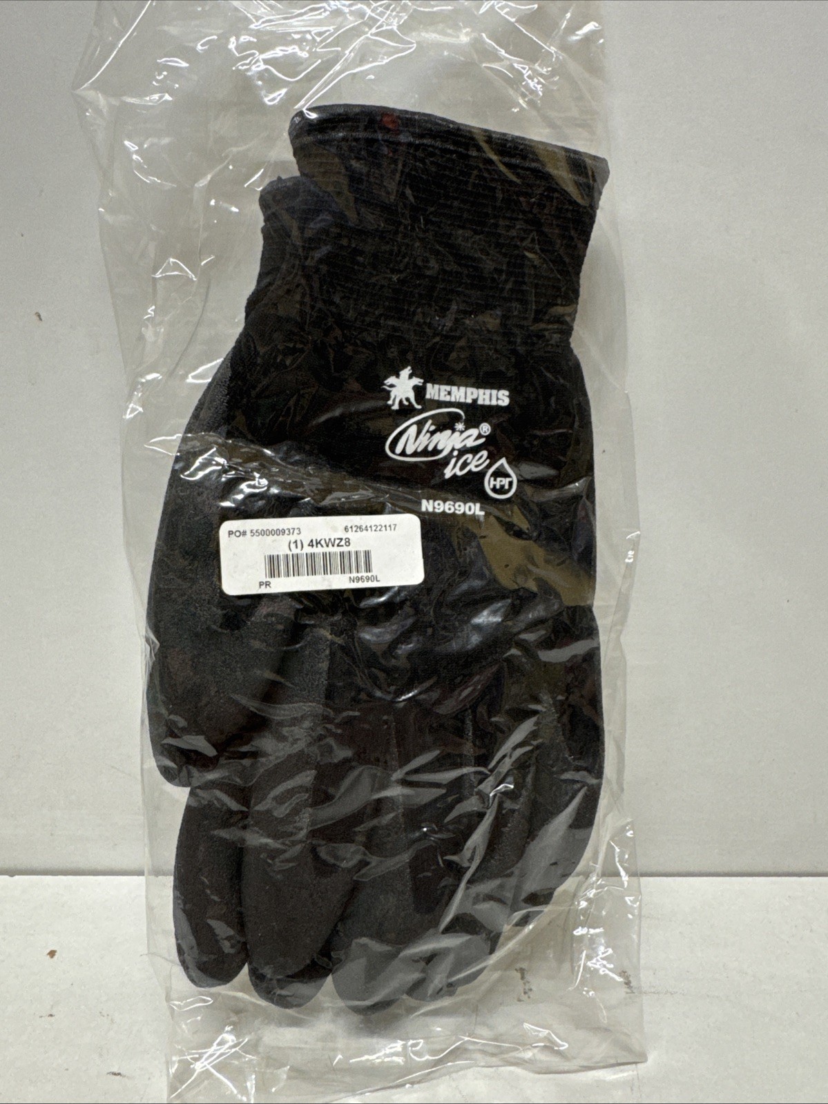 MEMPHIS NINJA ICE Gloves N9690L "INSULATED THERMAL PROTECTION" BLACK SIZE: L