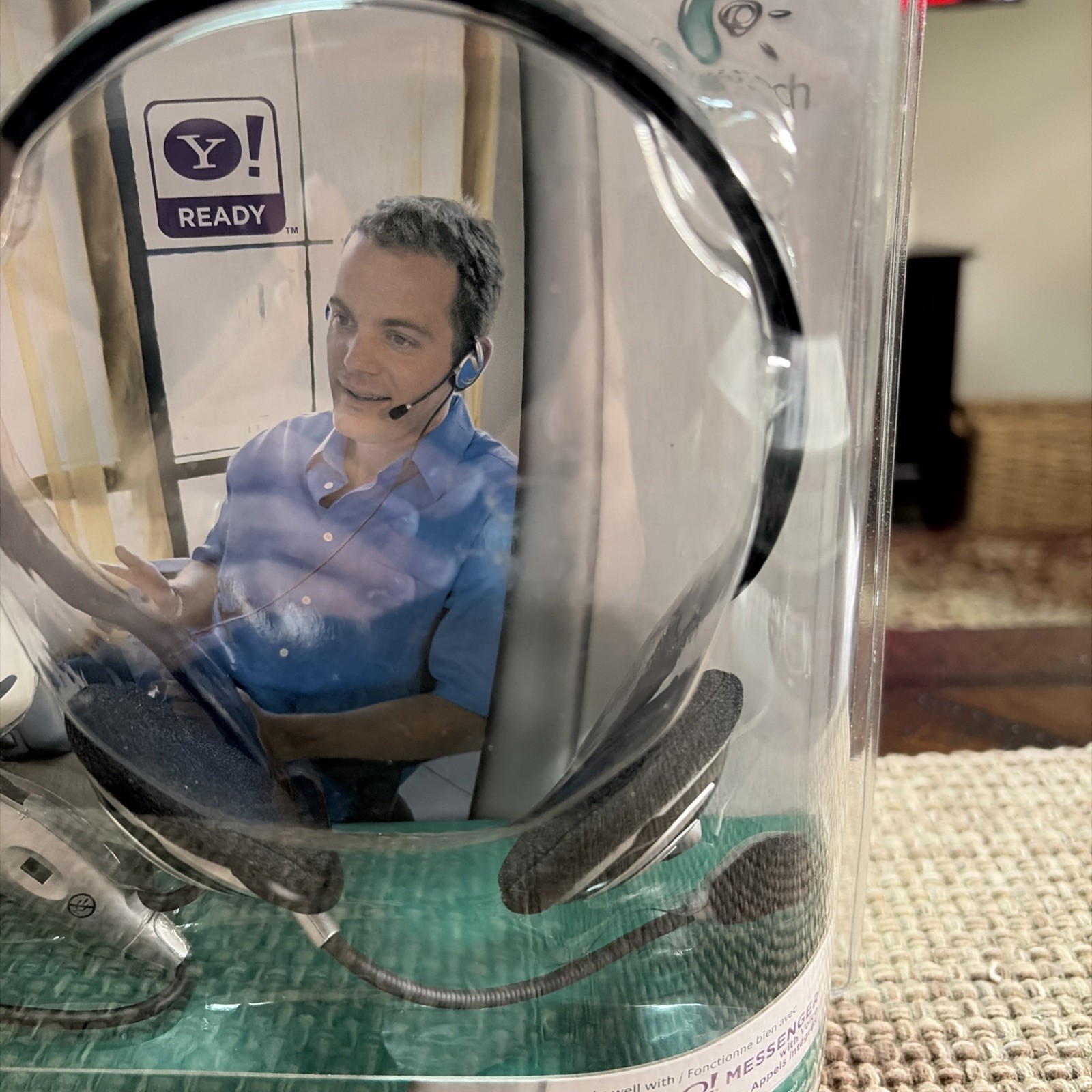 Logitech Internet Chat Headset Behind the Head Multicolored Computer New Sealed