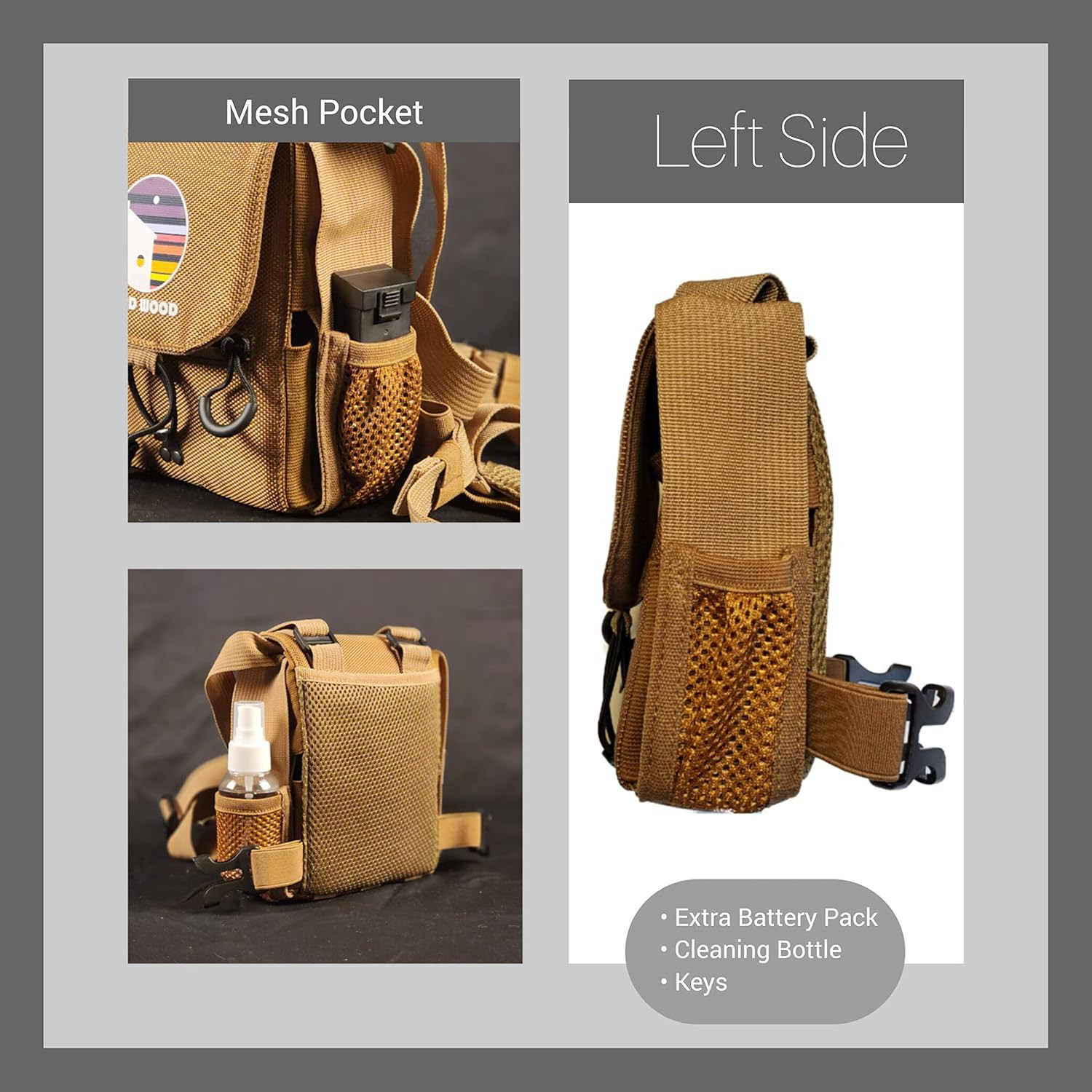Binocular Harness, Brown