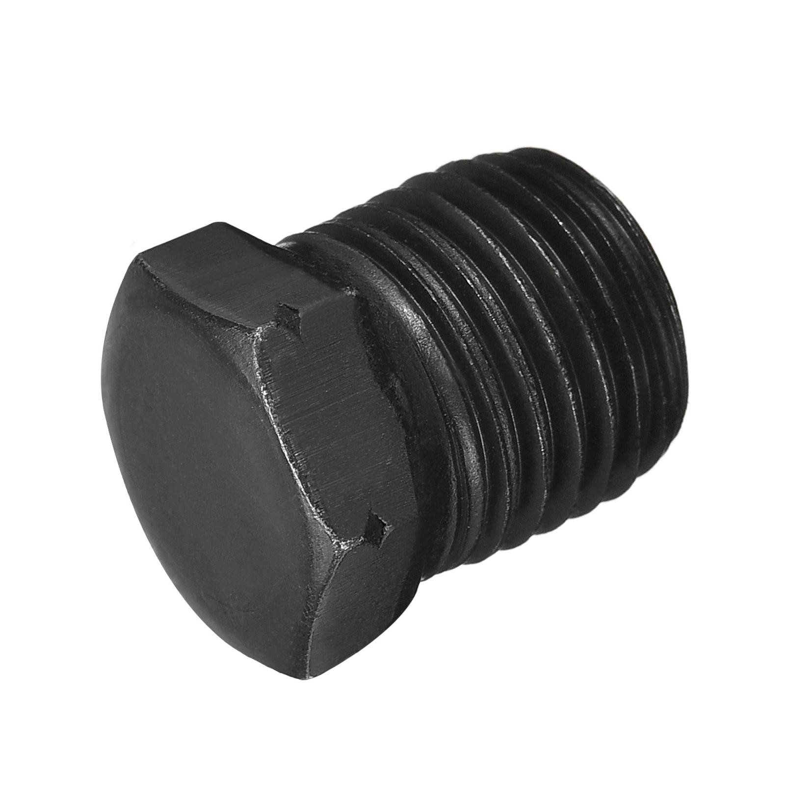 Outer Hex Head Socket Pipe Fitting Plug 1/4NPT Male Thread Carbon Steel 4Pcs